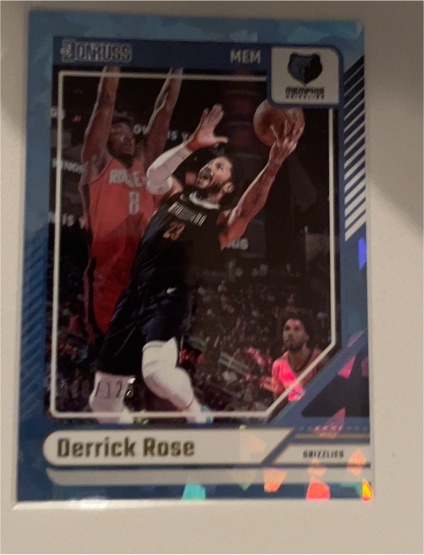 2024-25 Panini Donruss #65 Derrick Rose Memphis Grizzlies — front