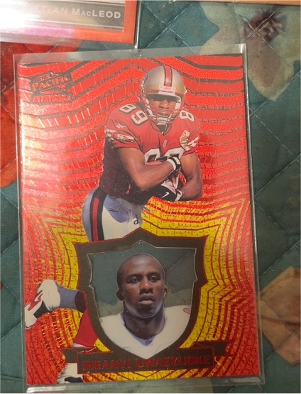 1997 Pacific Invincible #134 Iheanyi Uwaezuoke — front