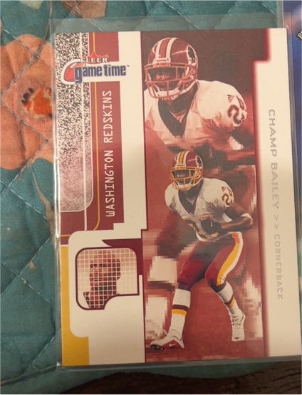 2001 Fleer Game Time #52 Champ Bailey — front
