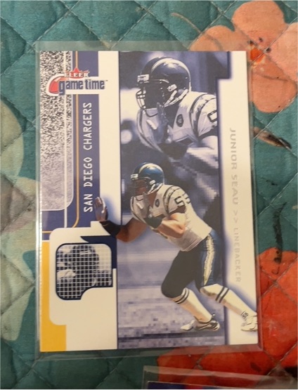 2001 Fleer Game Time #36 Junior Seau — front