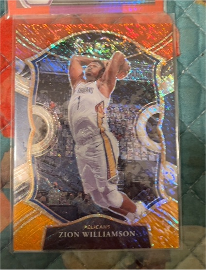 2020-21 Panini Select #1 Zion Williamson — front