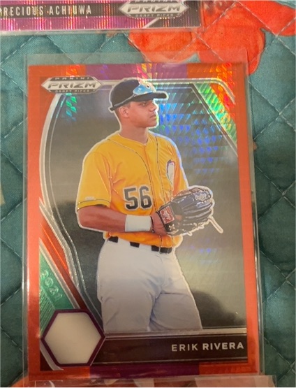 2021 Panini Prizm Draft Picks #PDP215 Erik Rivera — front