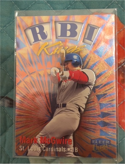 1999 Fleer Ultra RBI Kings Mark McGwire — front
