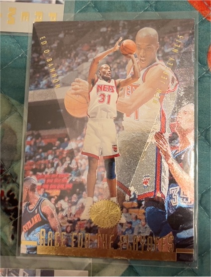 1996 Upper Deck SP Championship Race For The Playoffs #134 Ed O'Bannon — front