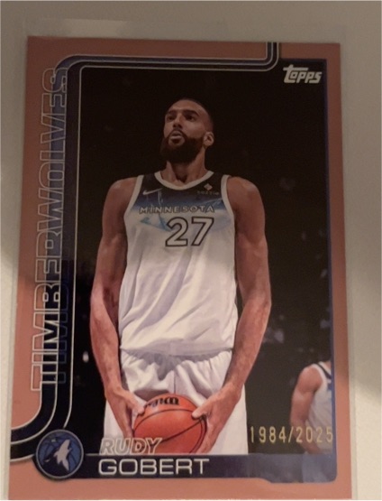 2025-26 Topps #111 Rudy Gobert — front