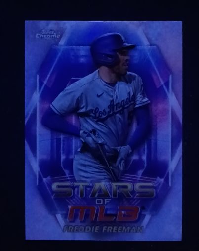 2023 Topps Chrome Stars of MLB #SMLBC-27 Freddie Freeman — front