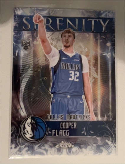 2025-26 Topps Chrome #SY-11 Cooper Flagg Serenity Rookie — front