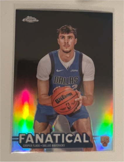 2025-26 Topps Chrome #FAN-21 Cooper Flagg Fanatical Rookie — front