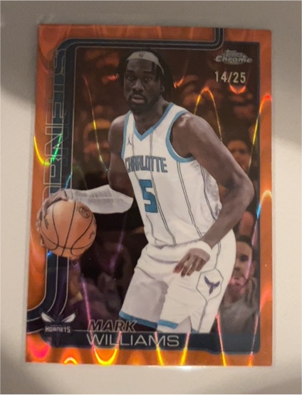 2025-26 Topps Chrome #34 Mark Williams — front