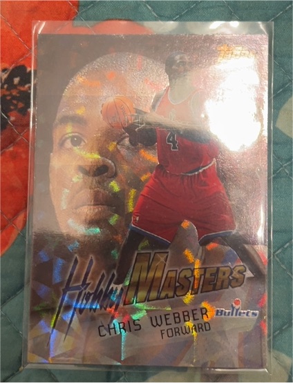 1996-97 Topps Hobby Masters #HM19 Chris Webber — front