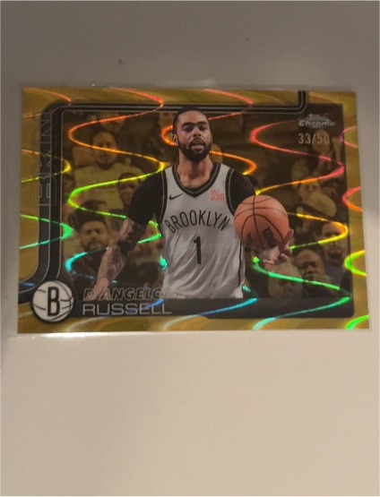 2025 Topps Chrome #33 D'Angelo Russell — front