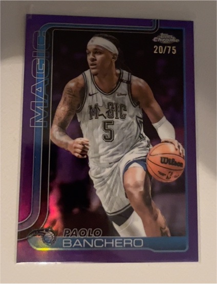 2025-26 Topps Chrome #140 Paolo Banchero — front