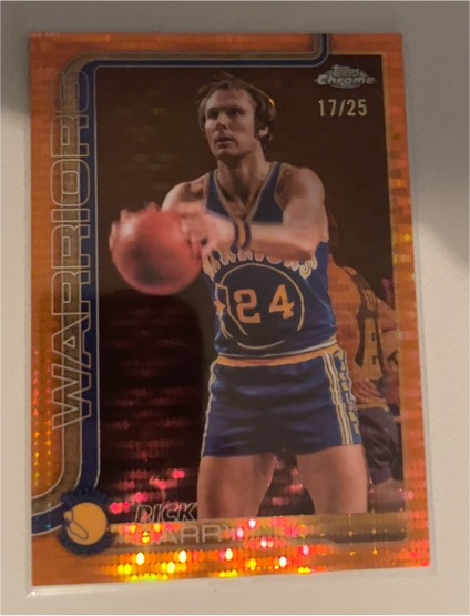2025-26 Topps Chrome #249 Rick Barry — front