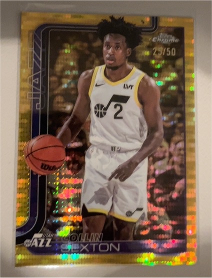 2025-26 Topps Chrome #210 Collin Sexton — front