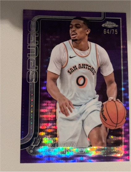 2025-26 Topps Chrome #220 Keldon Johnson — front