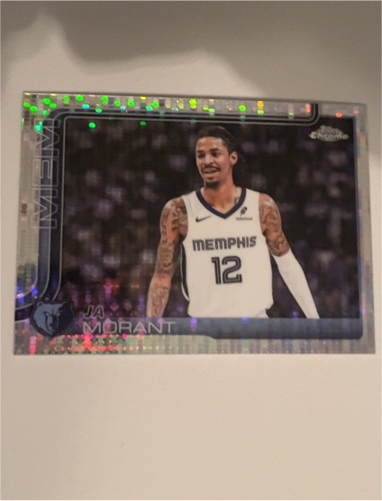 2025-26 Topps Chrome #158 Ja Morant — front