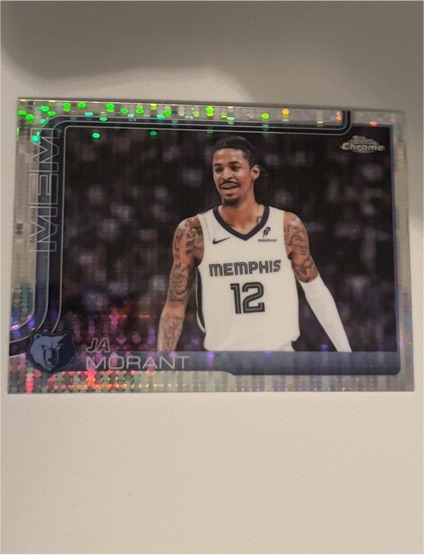 2025-26 Topps Chrome #158 Ja Morant — front