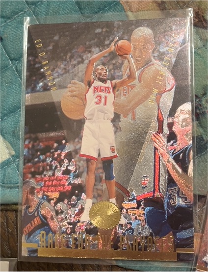 1995 Upper Deck SP Championship Race For The Playoffs #134 Ed O'Bannon — front