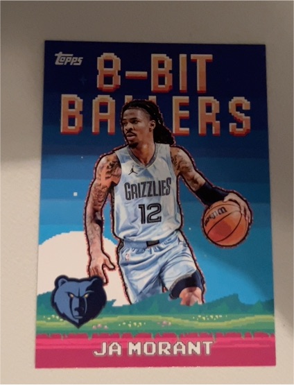 2025-26 Topps 8-Bit Ballers #8B-12 Ja Morant — front