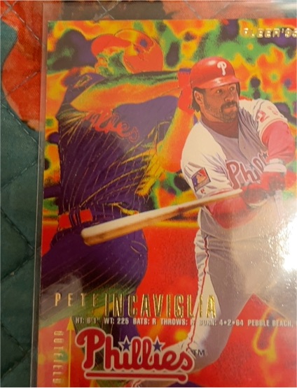 1995 Fleer #394 Pete Incaviglia — front