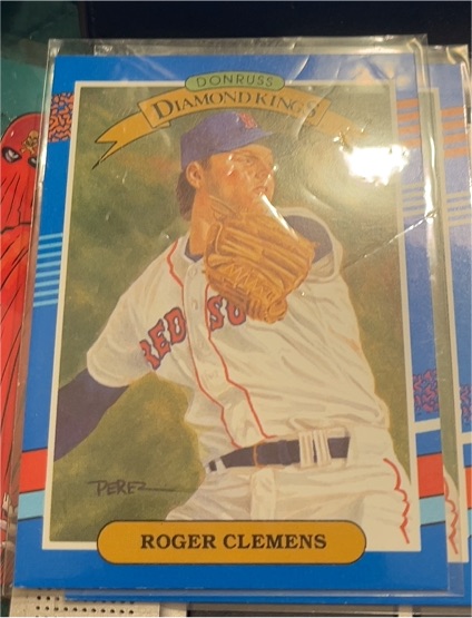 1991 Donruss Diamond Kings #9 Roger Clemens — front