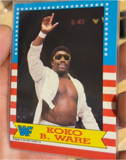 1987 Topps WWF Wrestling #5 Koko B. Ware — front