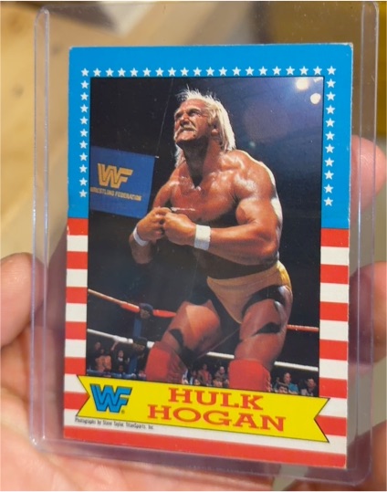 1987 Topps WWF #3 Hulk Hogan — front
