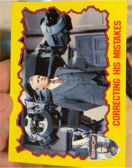 1990 Topps RoboCop 2 #21 Correcting His Mistakes Ronnie Cox — front