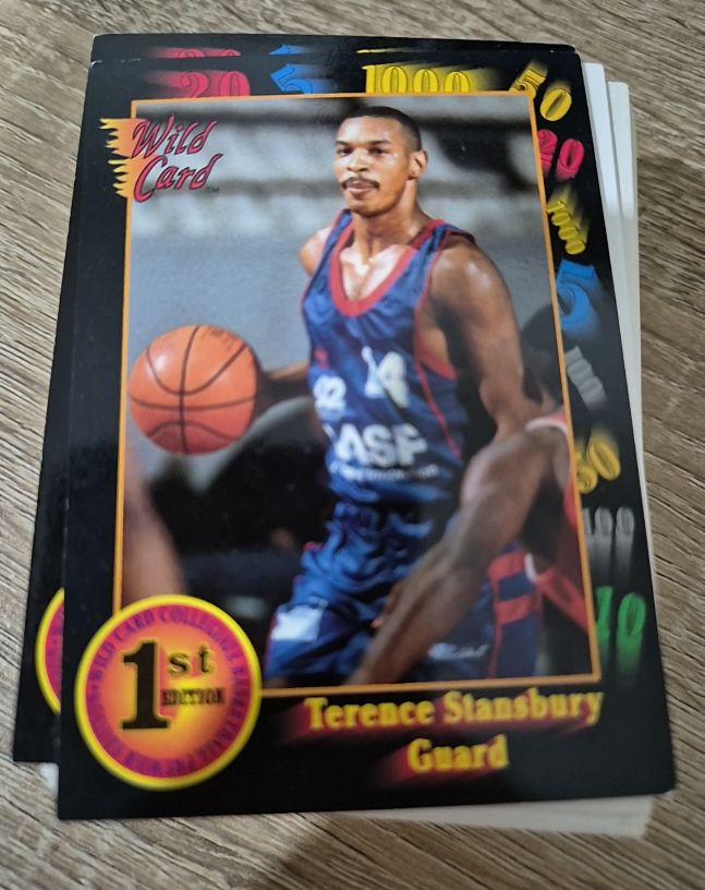 1992 Wild Card #75 Terence Stansbury Temple Owls — front