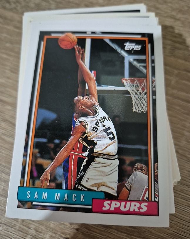 1992-93 Topps #377 Sam Mack — front