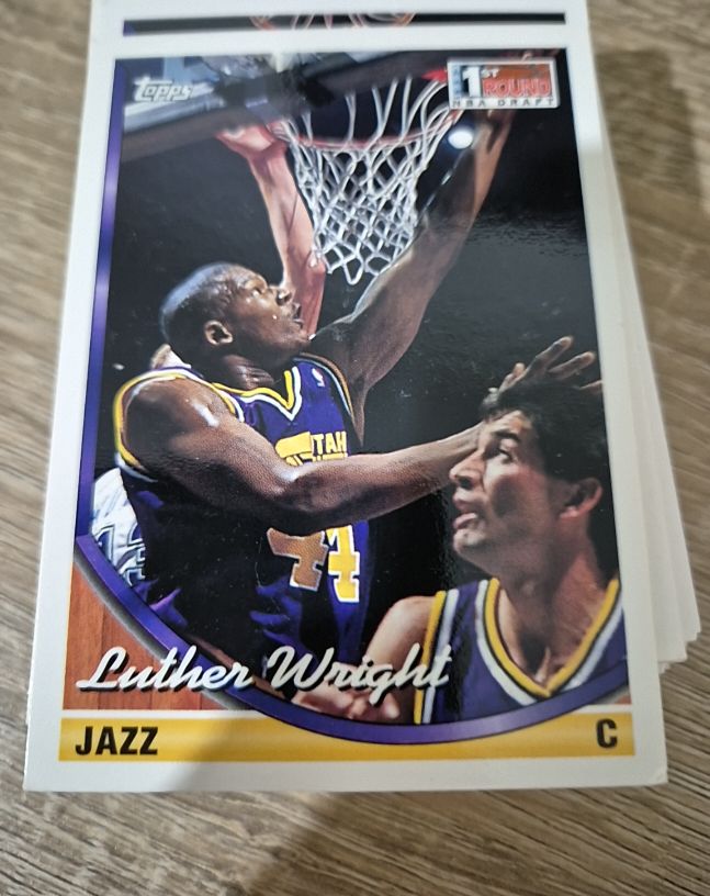 1993-94 Topps #244 Luther Wright — front