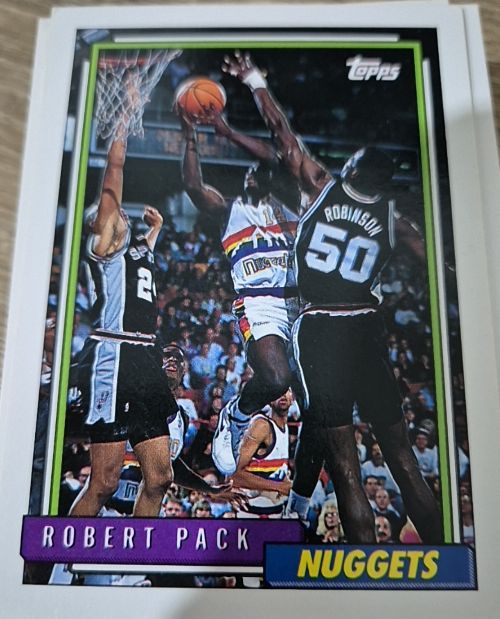1992-93 Topps #366 Robert Pack — front