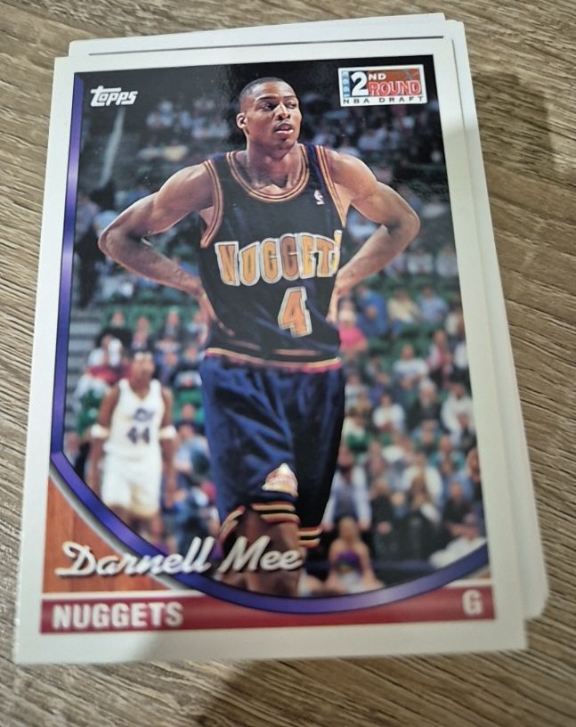 1993-94 Topps #2nd Round NBA Draft Darnell Mee — front