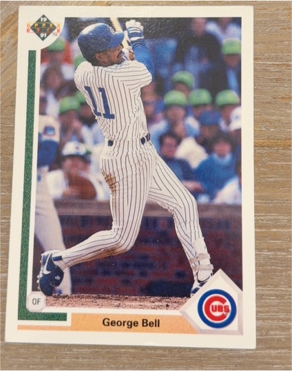 1991 Upper Deck #742 George Bell — front