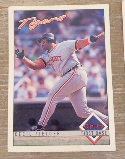 1993 O-Pee-Chee #1 Cecil Fielder — front