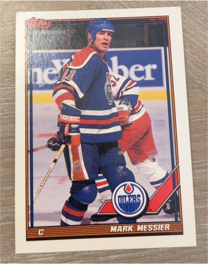 1991-92 Topps #346 Mark Messier — front