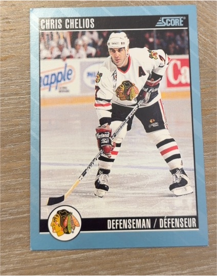 1992-93 Score Canadian #2 Chris Chelios — front
