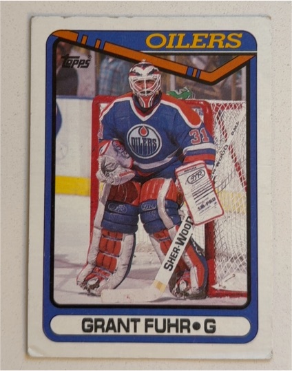 1990 Topps #321 Grant Fuhr — front