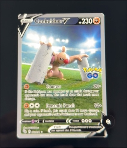 2022 Pokémon TCG Pokemon GO #074 Conkeldurr V — front
