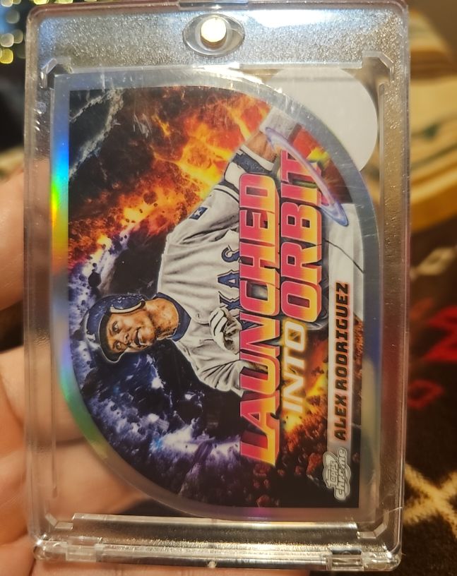 2024 Topps Chrome Cosmic #LIO-14 Alex Rodriguez Launched Into Orbit — front