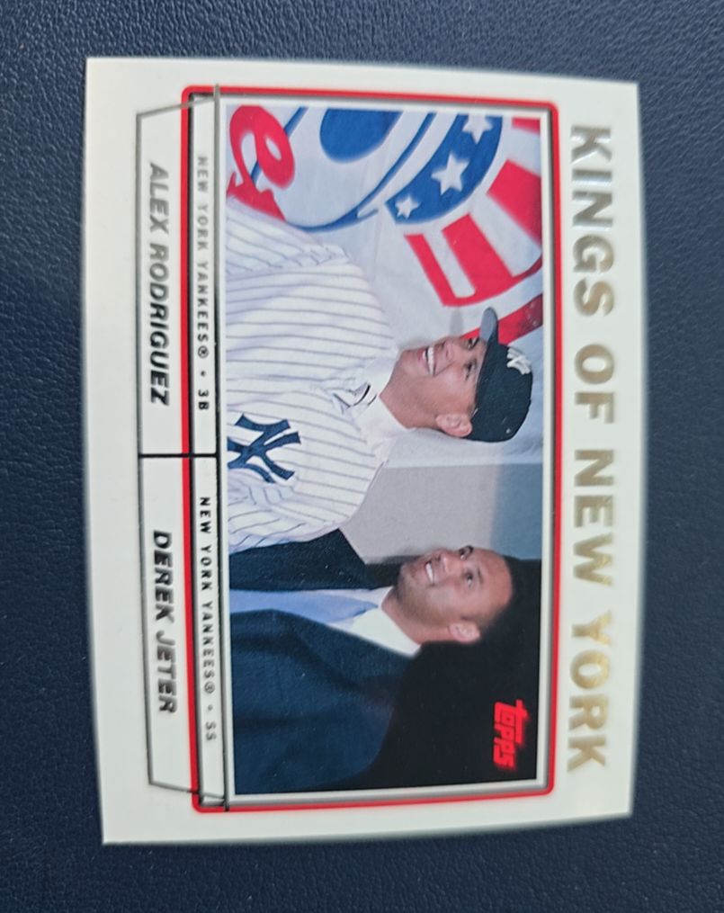 2004 Topps #693 Kings of New York Alex Rodriguez Derek Jeter — front