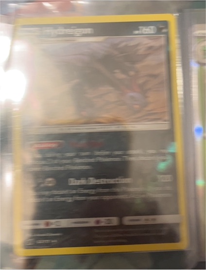 2017 Pokemon Hydreigon EX #62 — front