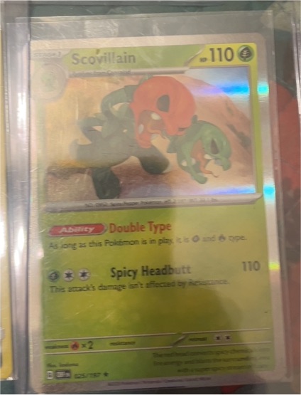 2023 Pokémon Scarlet & Violet Obsidian Flames #25 Scovillain — front