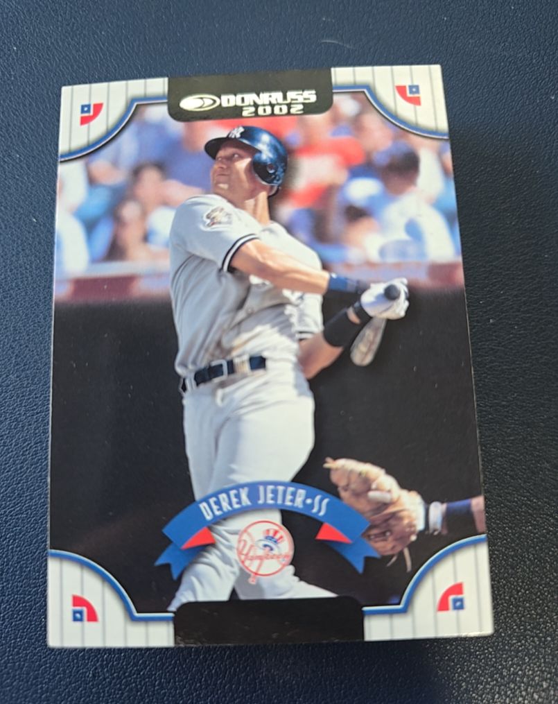 2002 Donruss #3 Derek Jeter — front