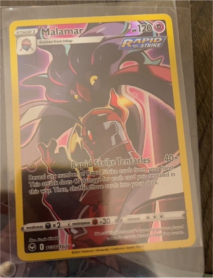 2022 Pokémon SWSH12: Silver Tempest Trainer Gallery #TG06/TG30 Malamar — front