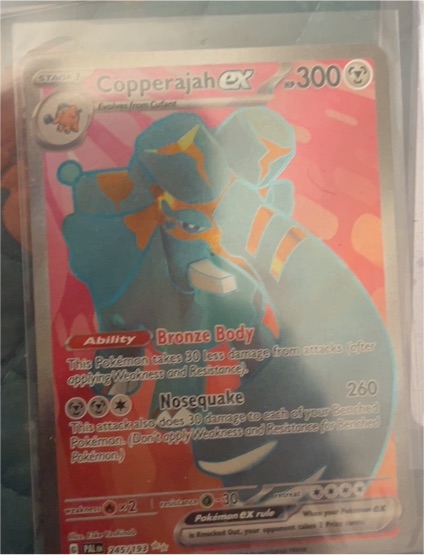 2023 Pokémon Scarlet & Violet Paldea Evolved #245 Copperajah ex — front