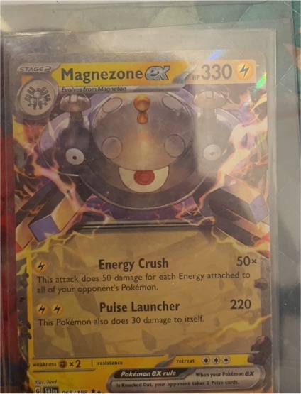 2023 Pokémon TCG Scarlet & Violet Base Set #065 Magnezone ex — front