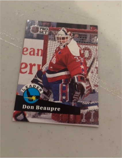 1991-92 Pro Set #601 Don Beaupre — front
