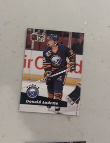 1991-92 Pro Set #524 Donald Audette — front