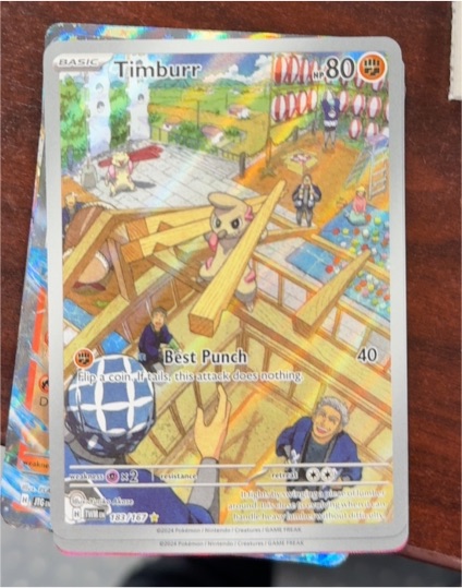 2023 Pokémon SV06 #183 Timburr — front